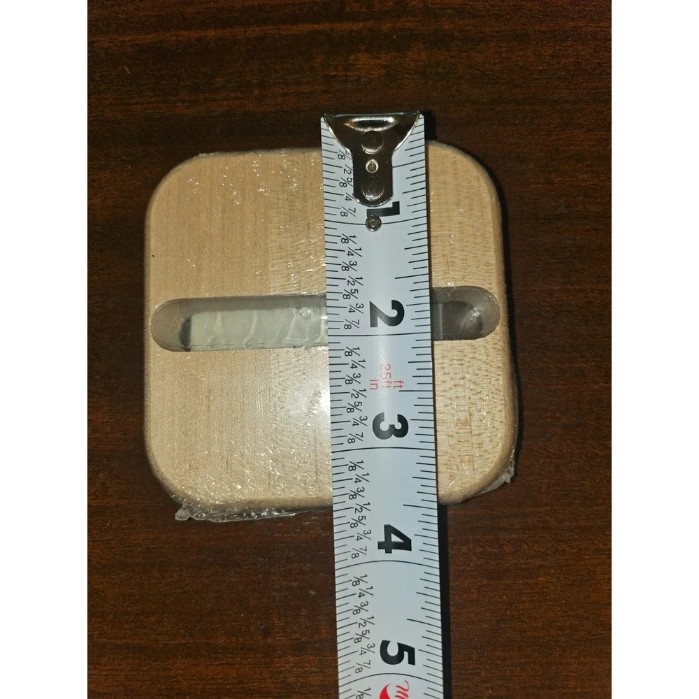 Longaberger Stuck On You Weighted Lid in Natural Wood ONLY New, sealed